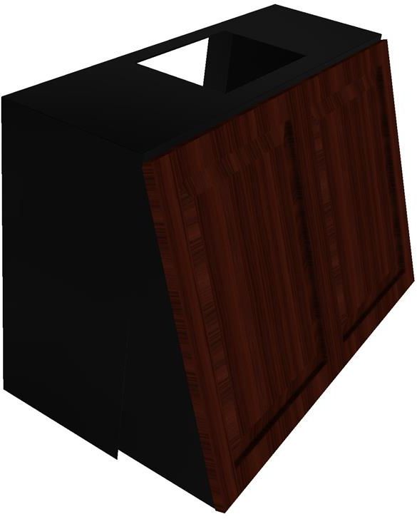 Vent-A-Hood® 36" Black Tilt-Out Wall Mounted Range Hood-1