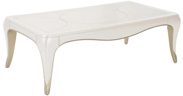 Michael Amini® London Place Creamy Pearl Cocktail Table-0