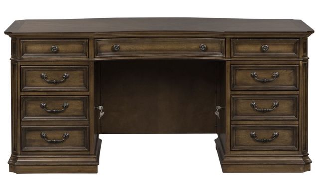Liberty Furniture Amelia Antique Toffee Junior Executive Desk-2