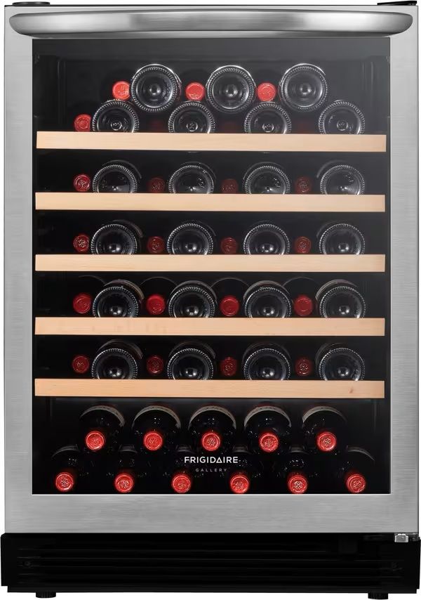 Frigidaire Gallery® 24" 5.3 Cu. Ft. Stainless Steel 57 Bottle Wine Cooler-3