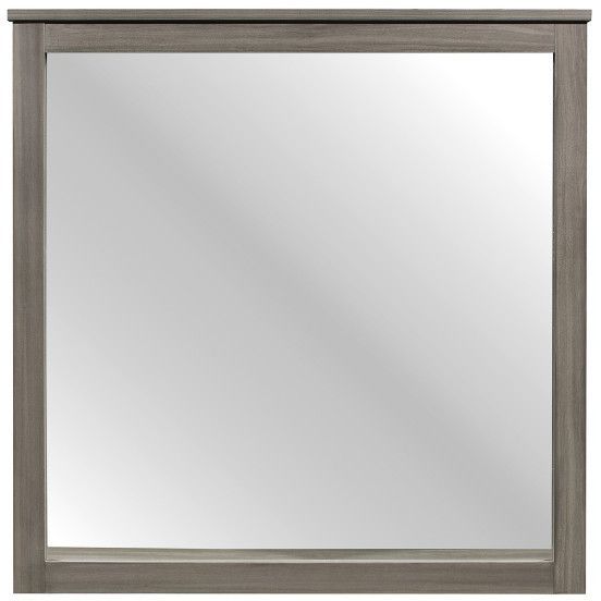 Mazin Furniture Waldorf Dark Gray Dresser Mirror-0
