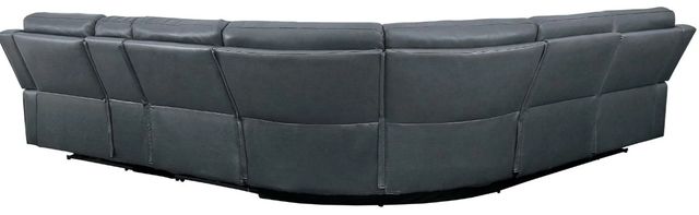 Homelegance® Falun Gray 6-Piece Modular Power Reclining Sectional-3
