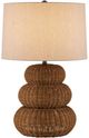 Currey & Company Mabrouka Dark Brown Table Lamp-1