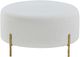 Forty West Hamilton White Ottoman-2