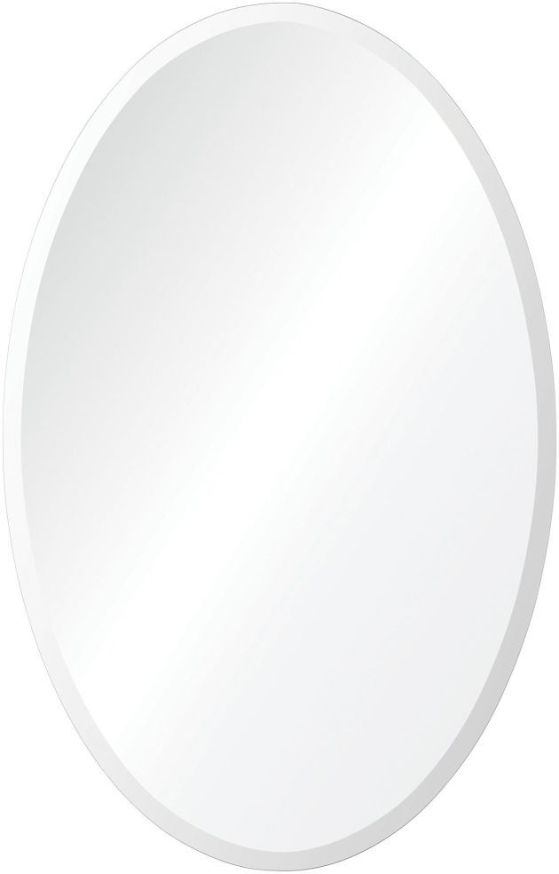 Renwil® Frances White Oval Mirror-0