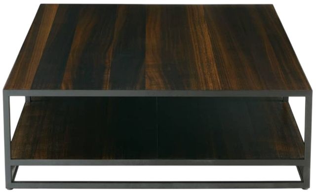 Rowe® Bartola Amber Cocktail Table with Basalt Base-3