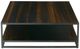 Rowe® Bartola Amber Cocktail Table with Basalt Base-3
