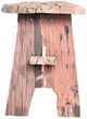 A & B Home Light Brown Rustic Garden Bench-3