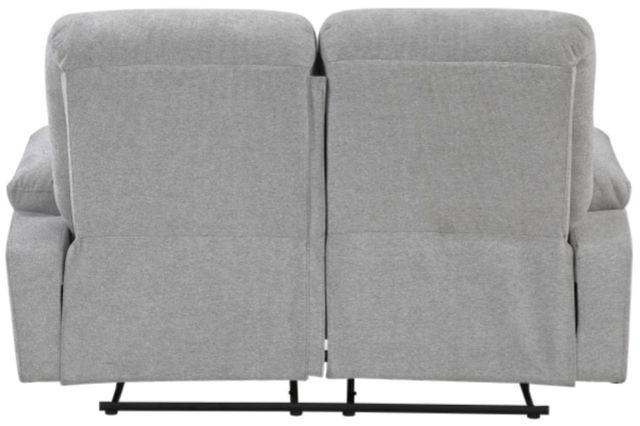Homelegance® Jules Gray Double Manual Reclining Loveseat-3