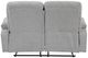 Homelegance® Jules Gray Double Manual Reclining Loveseat-3