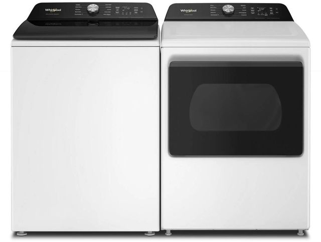 Whirlpool® White Top Load Washer & Gas Dryer Laundry Pair-0