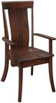 Urban Collections by Yutzy Woodworking Adena Brown Dining Arm Chair-0