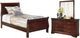 Signature Design by Ashley® Alisdair 3-Piece Dark Brown Twin Sleigh Bed Set-0
