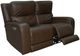 Flexsteel® Hayley Burnt Umber Power Reclining Loveseat with Power Headrest-2