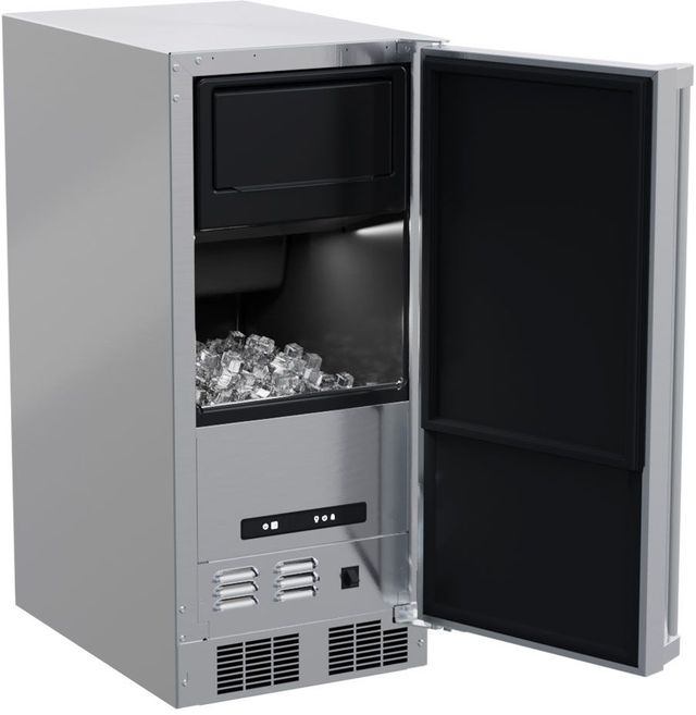 Marvel 15" Stainless Steel Outdoor Clear Ice Maker-1