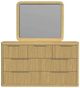 Elements International Sylvie Natural Dresser and Mirror-3