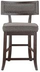Homelegance® Oxton Baltimore Espresso/Dark Cherry Counter Chair-2