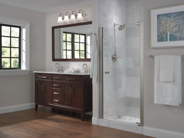 Delta Kayra® Stainless 2-Handle Centerset Bathroom Faucet-4