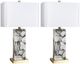 Classy Living 2-Piece Alabaster Table Lamp Set-0
