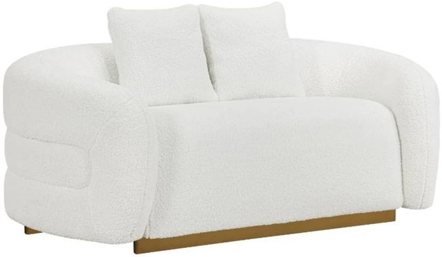 Homelegance® Novella White Loveseat-0