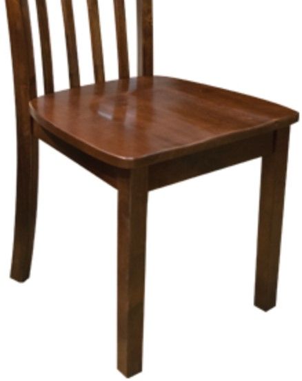 American Wholesale Furniture Mango Brown Dining Side Chair-1