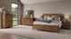 Jofran Inc. Claremont 4-Piece Light Brown Queen Panel Storage Bedroom Set-0