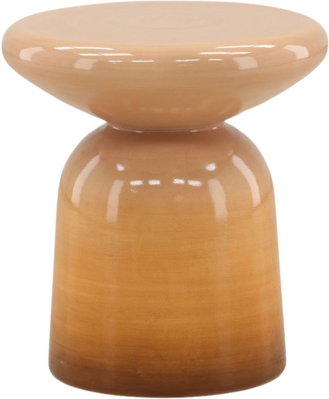 Dovetail Furniture Marcellus Orange Concrete Outdoor Side Table-0