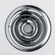 Summit® 24" White Electric Cooktop-1