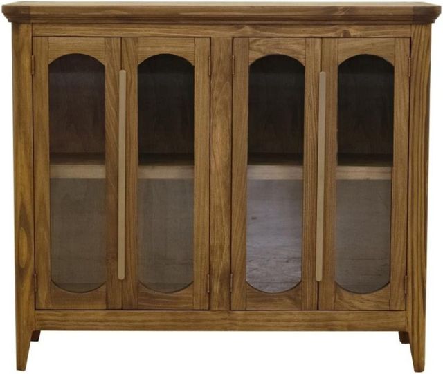 International Furniture Direct Brava Brown 4-Door Console-3