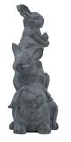 A & B Home Mgo Rabbits Statue-3