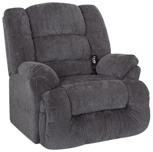 Franklin™ Stockton Badge Charcoal 3-Way Chaise Power Lift Recliner-0