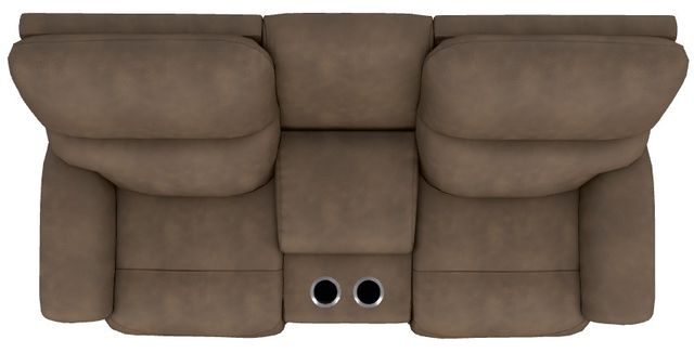 La-Z-Boy® Brooks Ash Power Reclining Loveseat with Console and Headrest-4