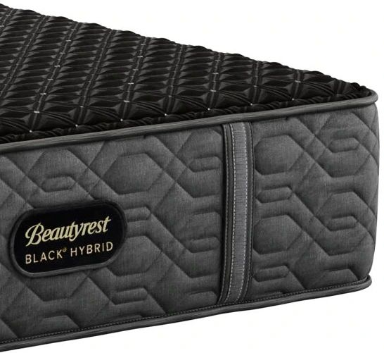 Beautyrest Black® Series 3 Hybrid 14.5" Firm Smooth Top Split California King Mattress, Includes 2 Pieces-1