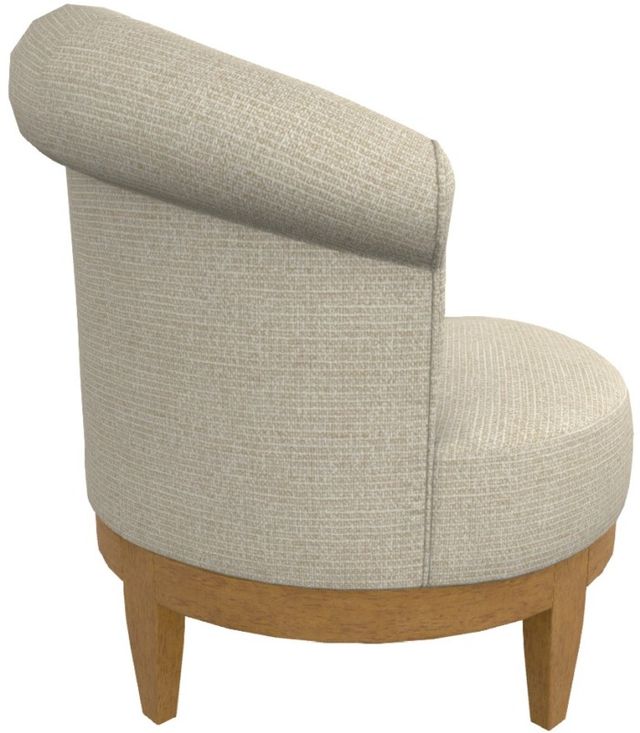 Best® Home Furnishings Customizable Attica Swivel Chair with Honey Birch Legs-2