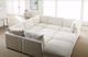 Bassett® Furniture Beckham Modular Beige Ottoman-1