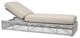 Sunset West Miami Silver Gray Aluminum/Olefin Rope Outdoor Adjustable Chaise with Echo Ash Cushion-0