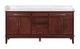Furniture of America® Almeria Cherry/White Vanity Set-2