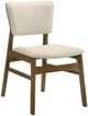 Crown Mark Rolstan Beige/Brown Dining Side Chair-0