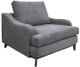 International Furniture Direct Alfa Iron Gray Armchair-0