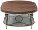 Michael Amini® Villa Cherie Hazelnut Oval Cocktail Table-2