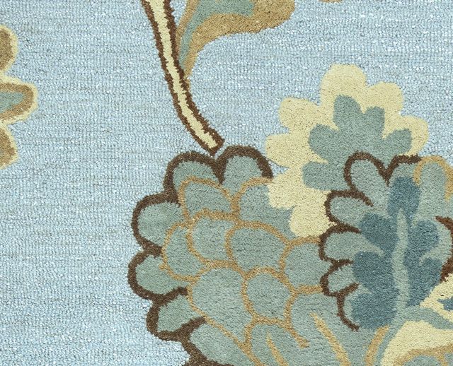 Rizzy Home Dimension Blue 5' x 8' Rug-3