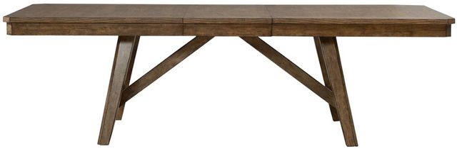 Liberty Furniture Carolina Park Amber Brown Trestle Dining Table-4
