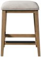 Intercon Eden Beige/Rustic Dune Backless Stool-2