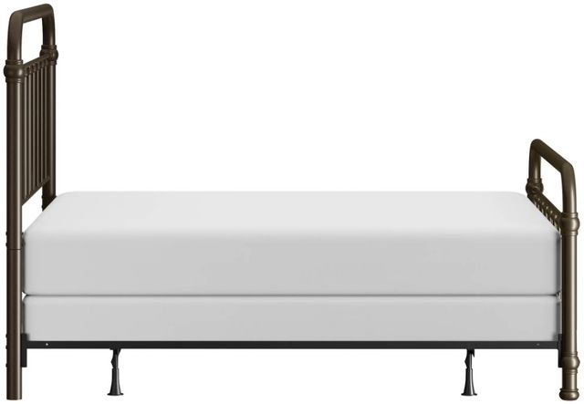HH2 Home Kirkland Black Queen Metal Rod Bed-3