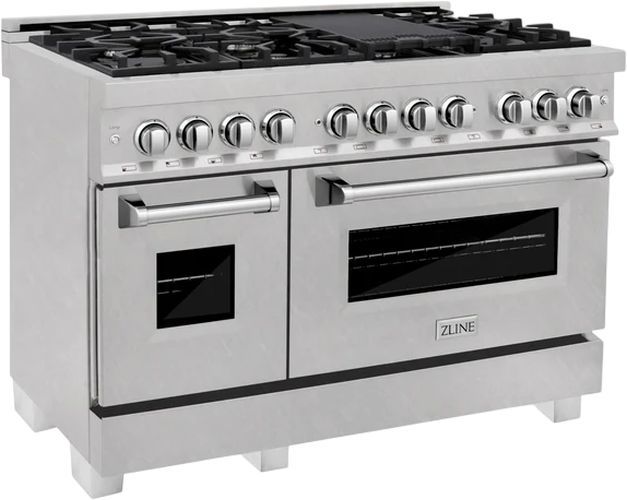 ZLINE Legacy 60" Satin Stainless Steel Pro Style Dual Fuel Range-2