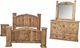Vintage Furniture Casa Wax 4-Piece Queen Panel Bedroom Set-0
