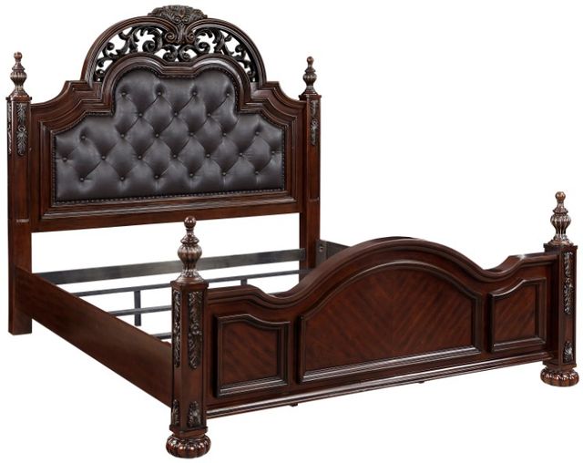 Homelegance® Adelina Brown California King Panel Bed-3