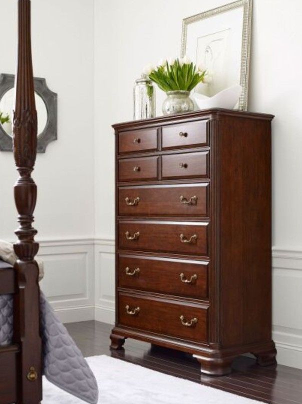 Kincaid® Furniture Hadleigh Wild Black Cherry Drawer Chest-1
