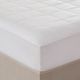 Olliix by Sleep Philosophy White Queen Cotton 300 Thread Count Tencel Filled Mattress Pad Antimicrobial BI-OME Odor Eliminator-4