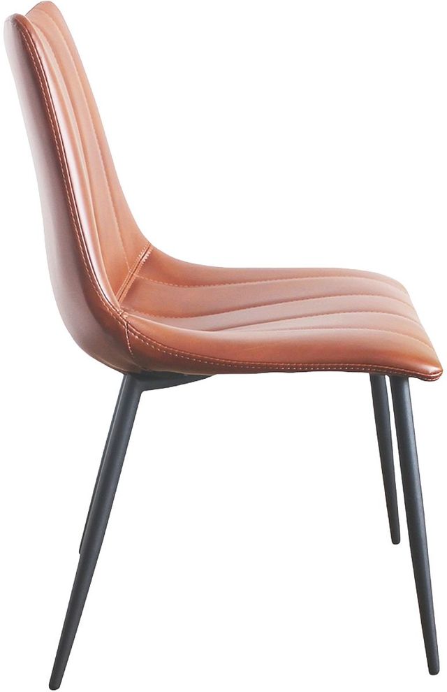Moe's Home Collection Alibi 2-Piece Brown Dining Chair Set-2